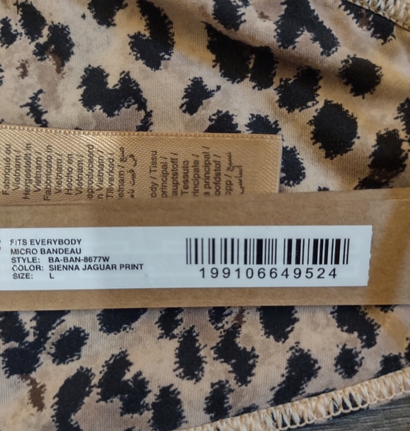 SKIMS MICRO SKIMPY BRALETTE IN JAGUAR - LARGE - Picture 6 of 6